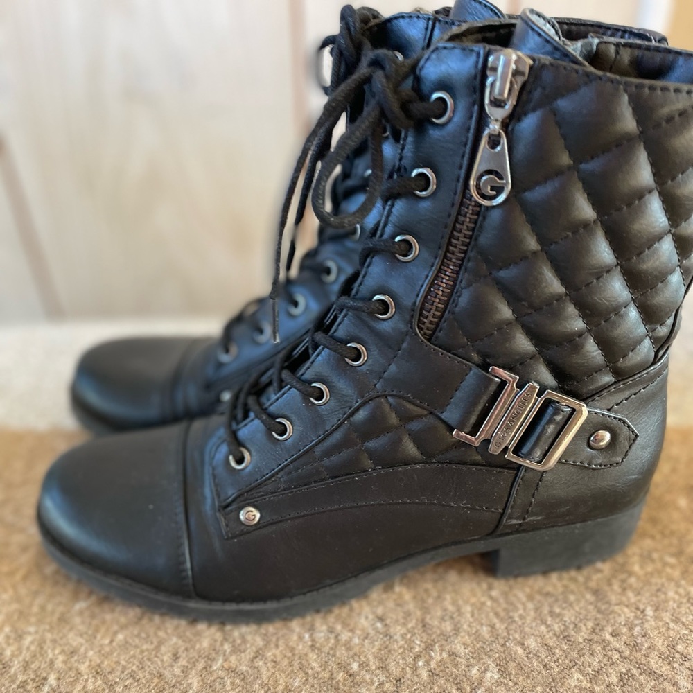 black boots